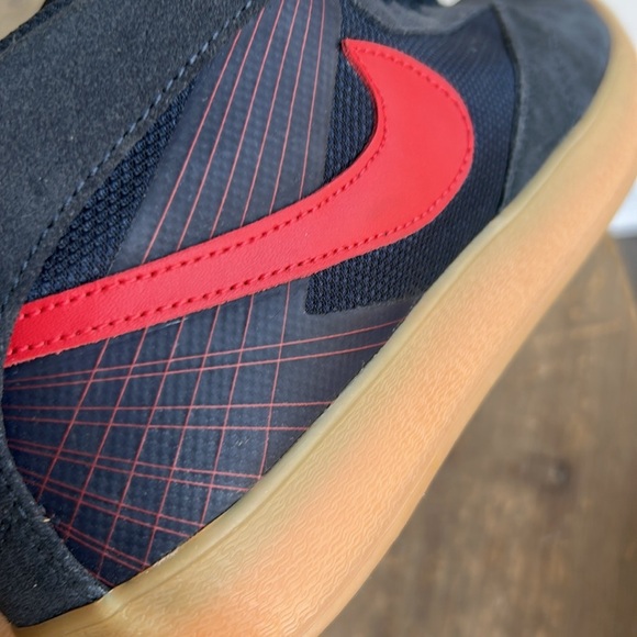 Nike SB Zoom Omar Salazar Mid Navy and Red Sneakers 2010 Men size 9.5 - Picture 13 of 16